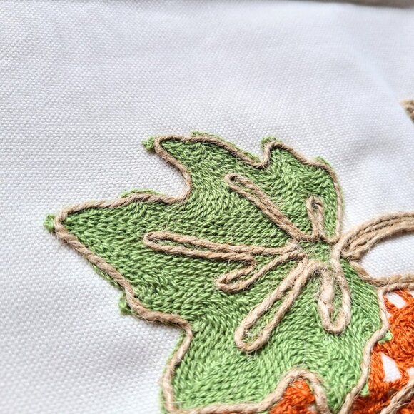 Pumpkin Pillow Cover Fall Decor Accent Thanksgiving Cottage Farmhouse Throw Case - Picture 7 of 14